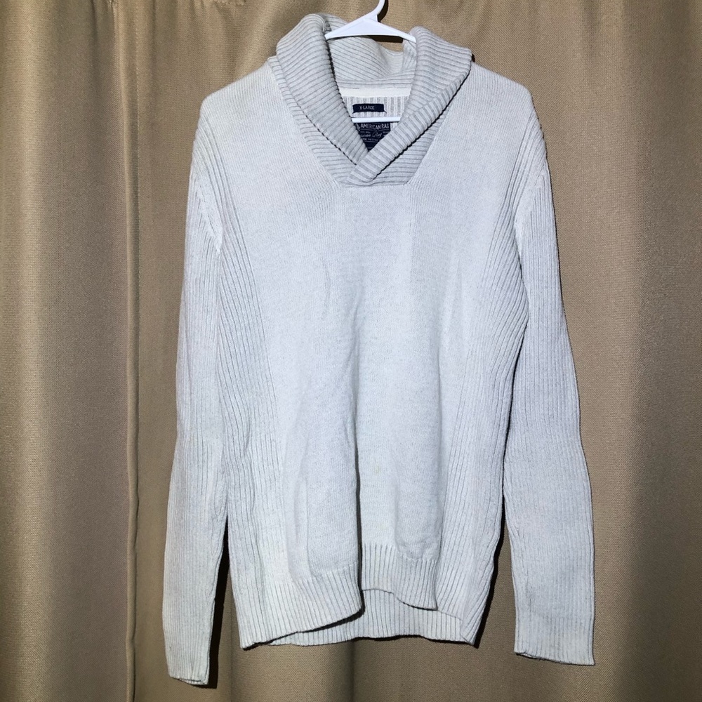 Men’s American Rag Sweater Light Gray XL